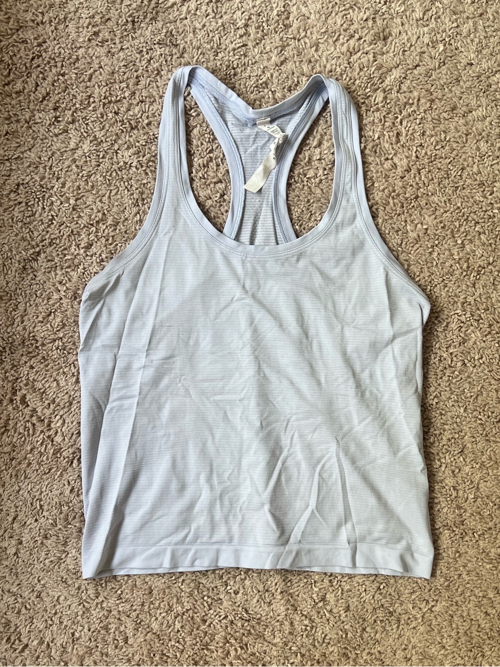 Lululemon Periwinkle Swiftly Tech Cropped Tank